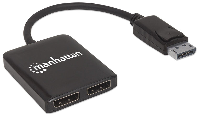 Splitter Hub DisplayPort a 2 Monitor DisplayPort MST 4K@30Hz video UHD