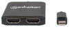 Splitter Hub Mini DisplayPort a 2 porte HDMI con MST