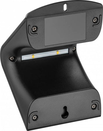 Lampada LED Solare a Muro 1,5W IP65 Sensore di Movimento Nero