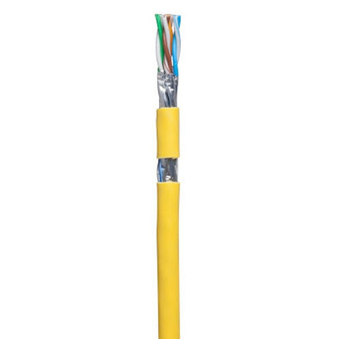 Matassa S/FTP Cavo Cat.7A 100m Rigido PIMF Giallo