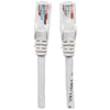 Cavo di rete Patch in Rame Cat. 6A Bianco UTP 0,5m