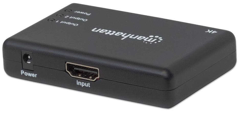 Splitter HDMI 4K UHD 3D con LED 2 vie