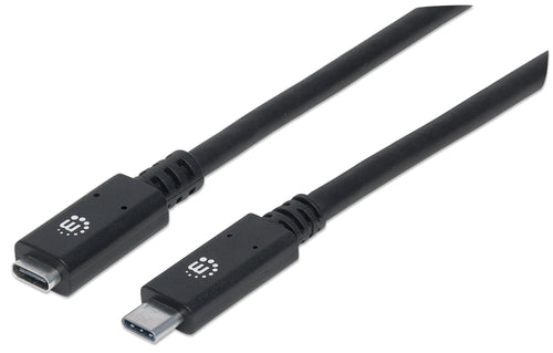 Cavo prolunga USB 3.2 Gen 2 SuperSpeed+ USB-C&trade Maschio/Femmina 0,5m Nero