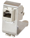 Adattatore per Modulo Keystone 1xRJ45 per guida DIN