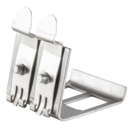 Adattatore per Moduli Keystone 2xRJ45 per guida DIN