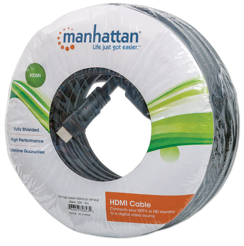 Cavo HDMI&trade High Speed A/A M/M 15m Nero