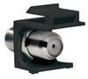 Adattatore Keystone BNC 75 Ohm F/F Nero