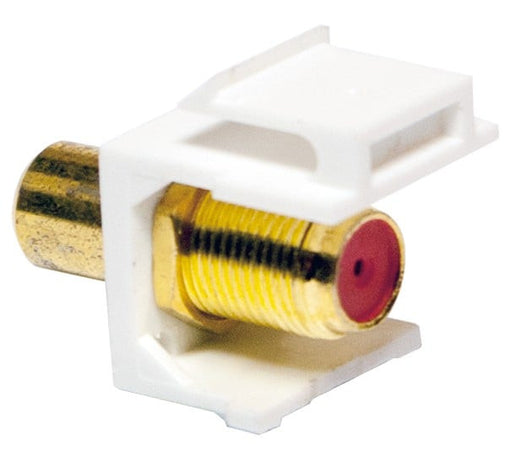 Adattatore Keystone RCA/F F/F Rosso