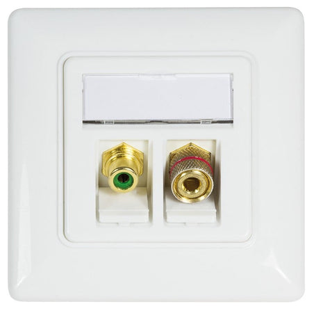 Adattatore Keystone RCA/F F/F Giallo