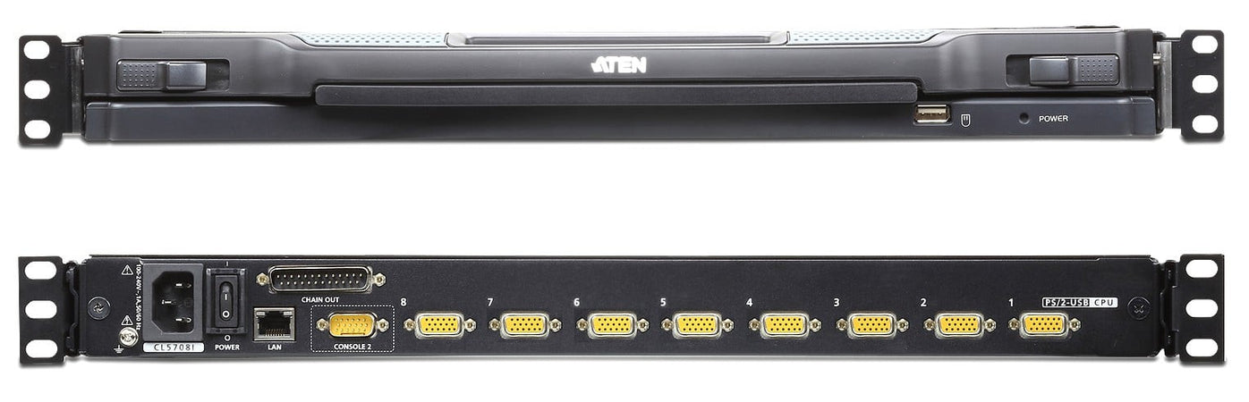 Switch KVM 17'' over IP LCD VGA PS/2-USB 8 Porte con USB, CL5708IM