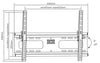 Supporto a Muro Universale Inclinabile per TV 37-70''