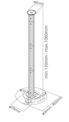 Staffa Universale per Proiettore 10kg a Soffitto