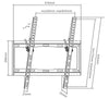 Supporto a Muro Universale Inclinabile per TV Flat-Panel 32-55''
