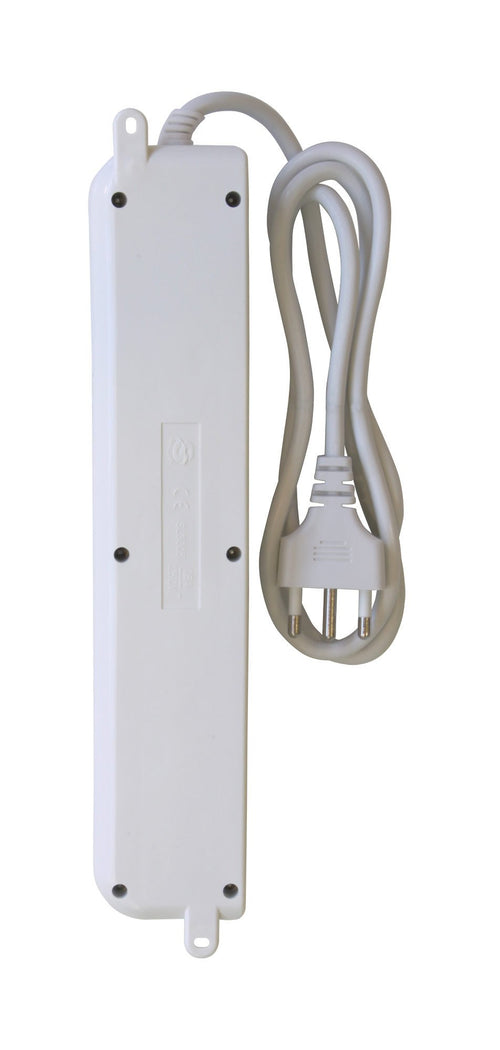 Multipresa 5 Posti Italiana Bipasso / Schuko Cavo 3 metri