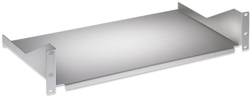 Mensola per Rack 19'' 400 mm 2U Grigia 2 punti