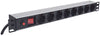 Multipresa per Rack 19'' 8 posti Spina Schuko Angolata 1U