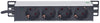 Multipresa Schuko 4 posti da Rack 10'' con Spina Schuko Angolata 1U
