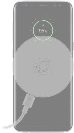 Caricabatterie Wireless Fast Qi Stand 5W Bianco