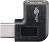 Convertitore Adattatore USB-C&trade Maschio / USB-C&trade Femmina Angolato