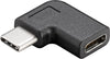 Convertitore Adattatore USB-C&trade Maschio / USB-C&trade Femmina Angolato