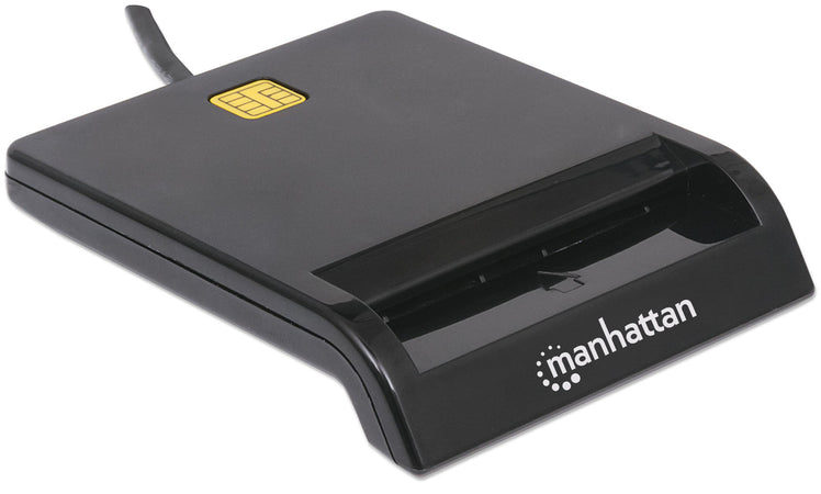Lettore/Scrittore di Smart Card USB Compatto Nero