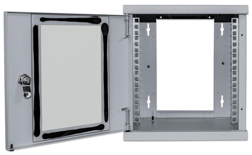 Armadio Rack 10'' a muro 6U Grigio