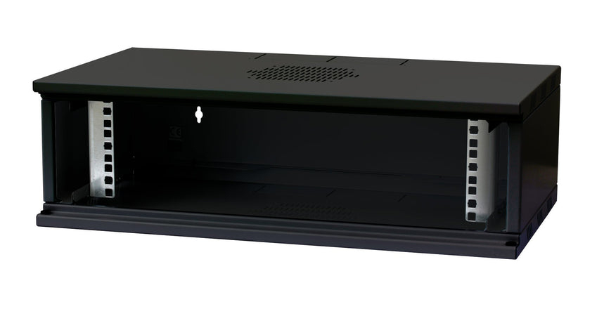 Armadio Rack 19'' a Muro 3U prof. 320 Nero Assemblato
