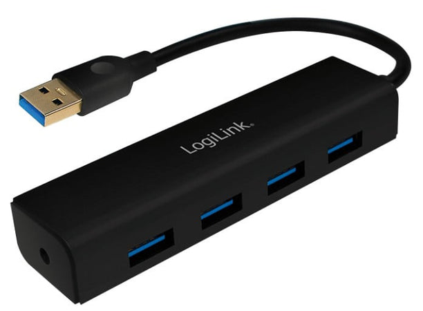 Hub USB3.0 4 Porte Nero
