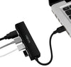 Hub USB3.0 4 Porte Nero