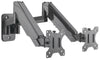 Staffa a Muro con Molla a Gas per due Monitor 17-32''