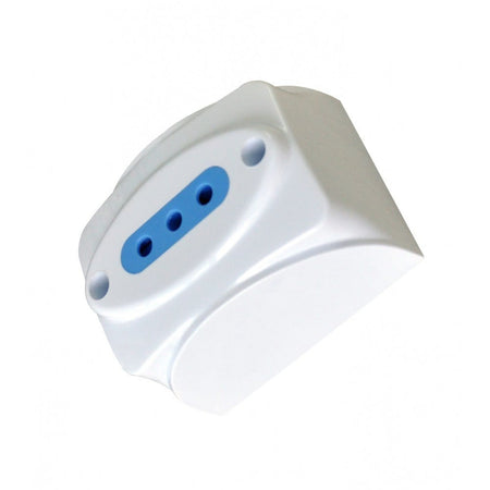 Presa da muro 2P+T 10A bianco