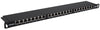 Pannello Patch 24 posti 19'' 0.5U Cat6 FTP Nero