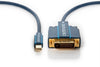 Cavo Mini DisplayPort (Thunderbolt) a DVI-D 24+1 2m Alta Qualità