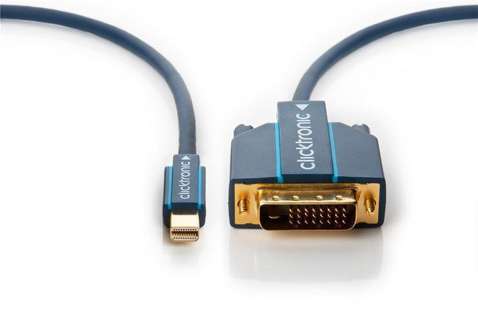 Cavo Mini DisplayPort (Thunderbolt) a DVI-D 24+1 2m Alta Qualit&agrave