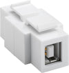 Adattatore Keystone USB2.0 A/B Installabile in Entrambi i Lati
