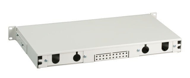 Box Ottico Versione Scorrevole 1U Senza Pannello Frontale Grigio