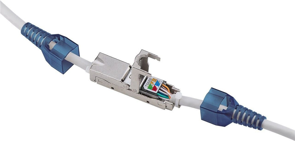 Accoppiatore Inline Toolless Schermato Cat.6A