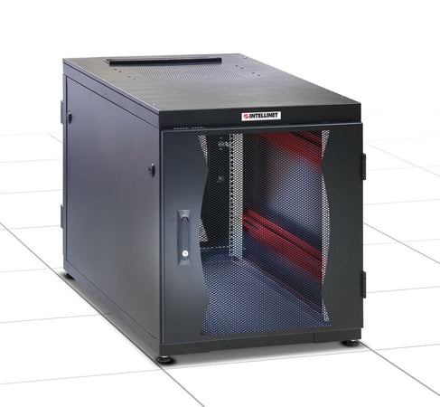 Armadio Server Rack 19'' 600x1000 14 Unit&agrave Nero Assemblato