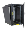 Armadio NetRack 19'' 600x1000 24 Unità Ventilato Nero da Assemblare
