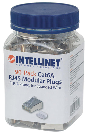 Confezione da 90 Plug Modulari Cat.6A RJ45 STP