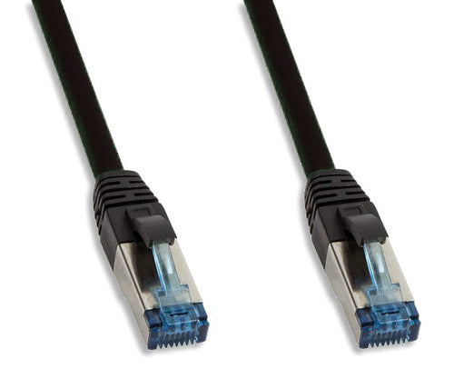 Cavo Patch Cat.6A S/FTP PUR IP20 UV 2m Nero