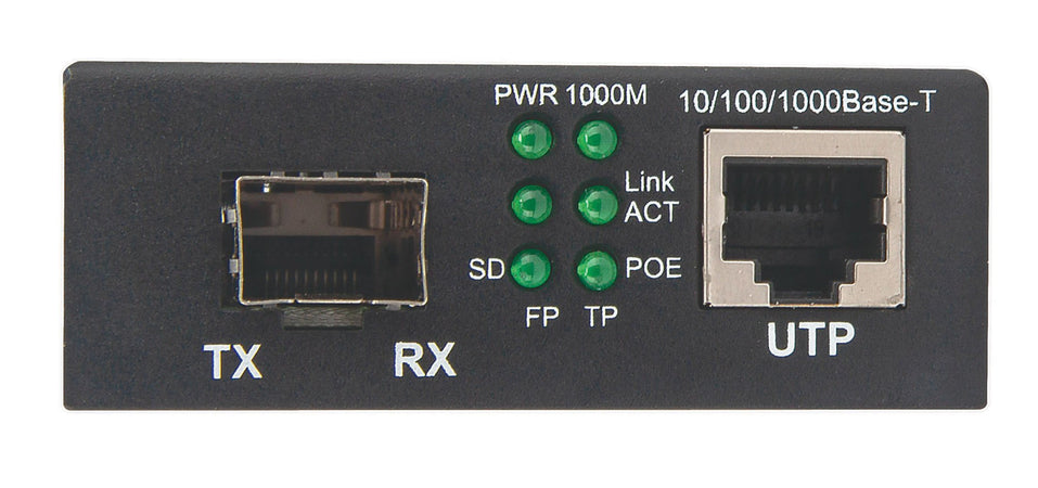 Media Converter Gigabit PoE+