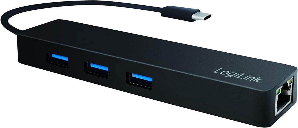 Hub USB-C&trade SuperSpeed 3 Porte USB-A 3.0 Femmina Nero