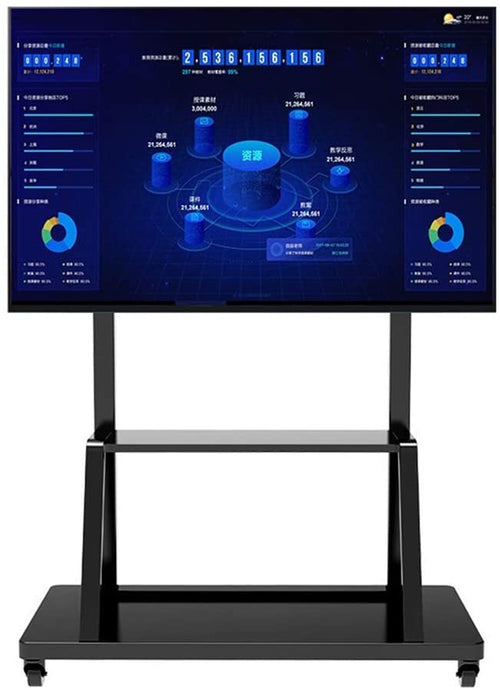 Supporto a Pavimento con Mensola per TV LCD/LED/Plasma 55-100''