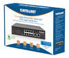 Switch Ethernet Gigabit 8 Porte PoE+ con 2 porte RJ45 Gigabit Uplink