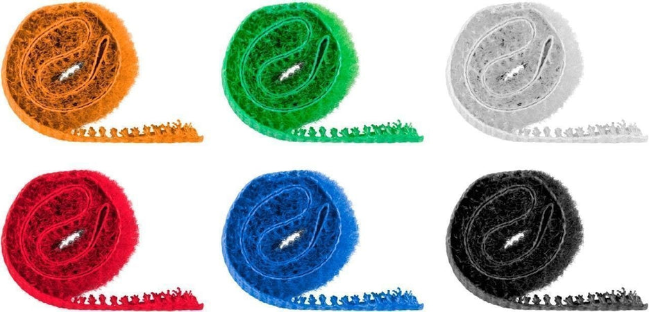 Fascette Fermacavo Multicolor in Velcro Set da 6 pz
