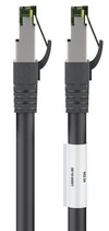 Cavo di rete Patch in rame Cat. 8.1 Nero SFTP LSZH 1m