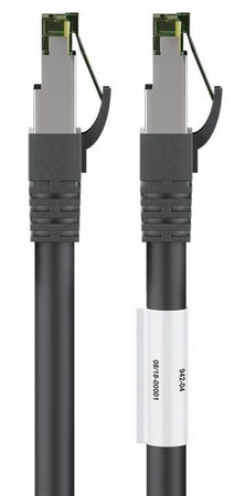 Cavo di rete Patch in rame Cat. 8.1 Nero SFTP LSZH 1m