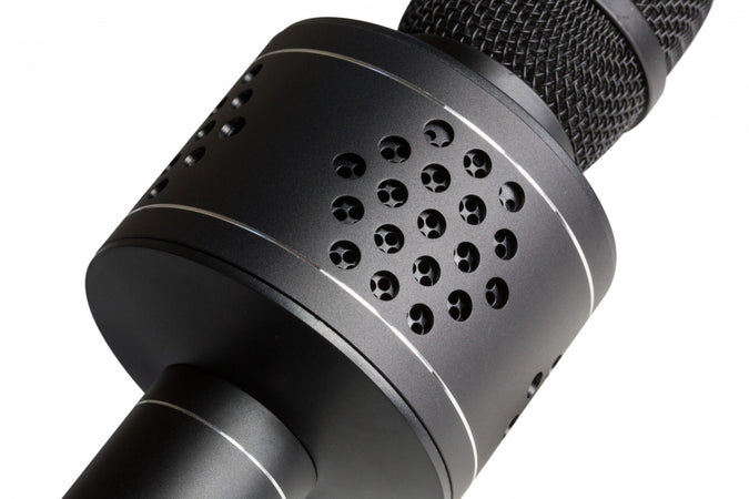 Microfono Karaoke Bluetooth con TWS per Cantare in Duetto Nero, BT-X35