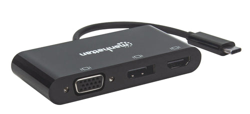 Convertitore Audio Video USB-C&trade Multiporta - Hub MST HDMI DP VGA